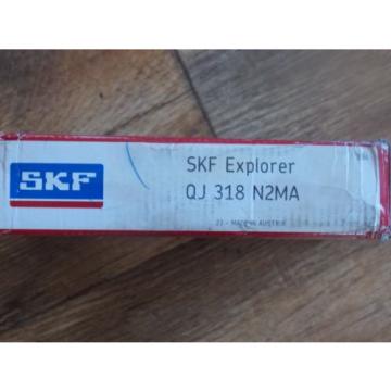 SKF Four Point Contact Ball Bearing Angular Contact Ball Bearing SKF QJ 318 N2MA