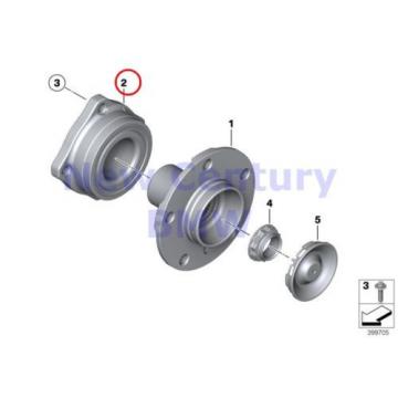 2 X BMW Genuine Side Shaft/Wheel Bearings Angular-Contact Ball Bearing Unit F01