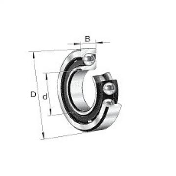 7207-B-TVP-UO FAG Angular contact ball bearings 72..-B, main dimensions to DIN 6