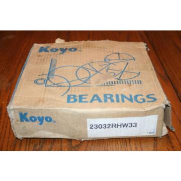 Koyo 23032 RHW33 Spherical Roller Bearing  * NEW *