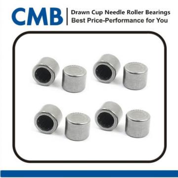 10PCS BK0810 Closed End Drawn Cup Needle Roller Bearing 8x12x10mm Brand New