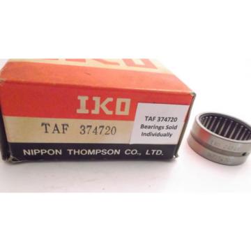 IKO TAF 374720 Needle Roller Bearing -  Prepaid Shipping (TAF37420)