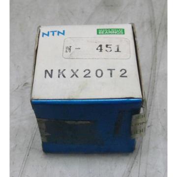 New NTN Needle Roller Bearing, ZU NKX 20 T2, NIB, Warranty