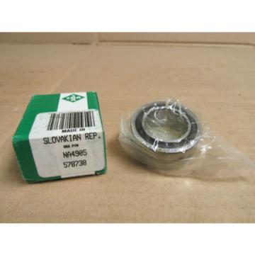 NIB INA NA4905 NEEDLE ROLLER BEARING NA 4905 25x42x17 mm  578738