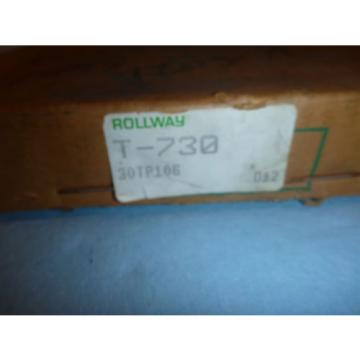 Rollway T-730 Cylindrical Thrust roller bearing NIB