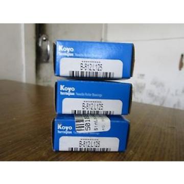 NEW KOYO NEEDLE ROLLER BEARINGS B-812 L125 LOT OF 3