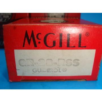 1 NEW MCGILL HEAVY NEEDLE ROLLER BEARING GR-28-RSS, NEW IN FACTORY BOX, NOS