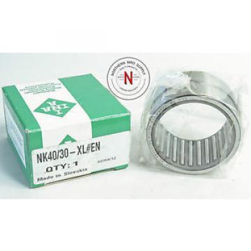 INA NK40/30-XL NEEDLE ROLLER BEARING, 40mm x 50mm x 30mm, OPEN