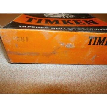 TIMKEN TAPERED ROLLER BEARING 581