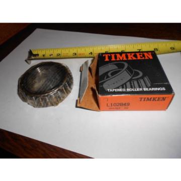 TIMKEN L102849  Tapered Roller Bearings Cone Precision Class Standard Single