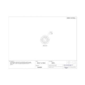 Timken 3820 Tapered Roller Bearing, Single Cup, Standard Tolerance, Straight