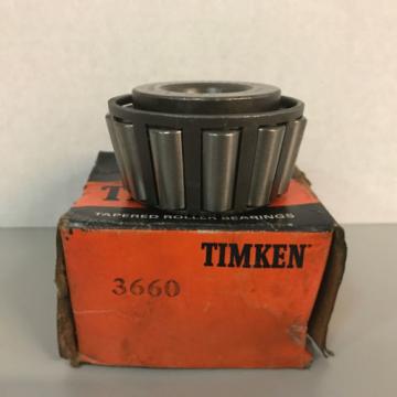 NIB Timken 3660 Tapered Roller Bearing Cone 0.8125&#034; Bore