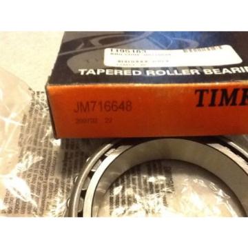 TIMKEN JM716648 Tapered Roller Bearing