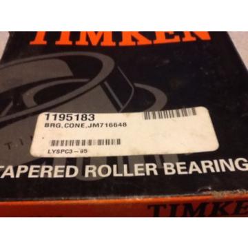 TIMKEN JM716648 Tapered Roller Bearing