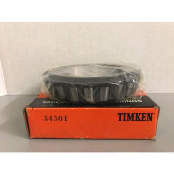 NIB Timken 34301 Tapered Roller Bearing Cone 3&#034; Bore