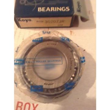 30207 JR Koyo Tapered Roller Bearing Single Row