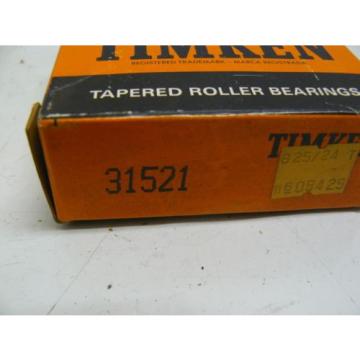 NEW TIMKEN 31521 ROLLER BEARING TAPERED CUP OD 3 INCH