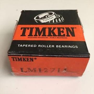 Timken Tapered Roller Bearings LM12711 New Sealed.