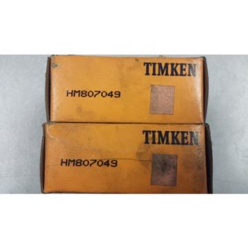 HM807049 Timken Tapered Roller Bearing