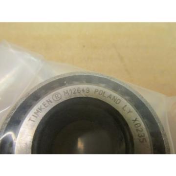 NEW TIMKEN M12643 TAPERED ROLLER BEARING M 12643 21.4mm ID 18.4mm Width