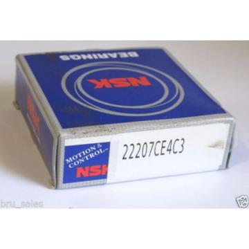 NSK 22207CE4C3 Spherical Roller Bearing