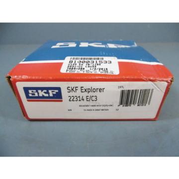 1 Nib SKF 22314E/C3 Spherical Roller Bearing ID 2.7559&#034; OD 5.9055 W 2.0079 Inch