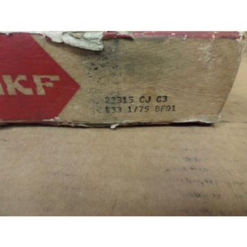 SKF Double Row Spherical Roller Bearing 22315 CJ C3 22315CJC3 22315C C3 New