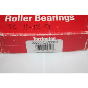 Torrington 22220 CJ.W33.C3 Spherical Roller Bearing  * NEW *