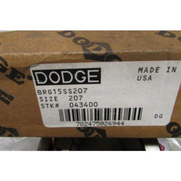 Dodge BRG15SS207 Split Spherical Roller Bearing Size 207 #043400 Fag # 222S.207