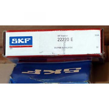 1 NEW SKF 22220E SPHERICAL ROLLER BEARING NIB ***MAKE OFFER***