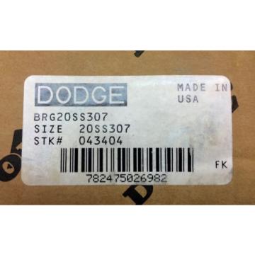 DODGE 043404 BRG20SS307 SPHERICAL ROLLER BEARING 87MM BORE NEW IN BOX