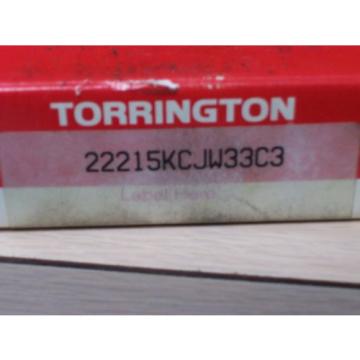 TORRINGTON 22215KCJW33C3 SPHERICAL ROLLER BEARING NIB