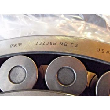 FAG  23238B-MB-C3 Spherical Roller Bearing C3 Clearance 190 MM Straight Bore