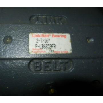 Link-Belt 2-7/16 spherical roller bearing pillow block carrier/housing, NOS