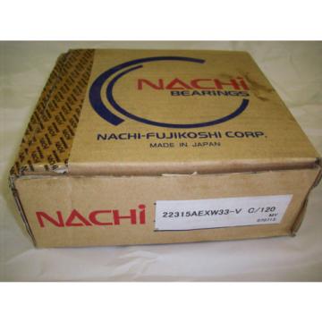 22315AEXW33-V NACHI SPHERICAL ROLLER BEARING BRONZE CAGE JAPAN