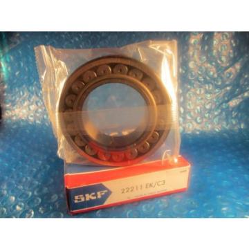 SKF 22211EK C3, 22211 EK/C3, 22211 EK C3,Explorer Spherical Roller Bearing