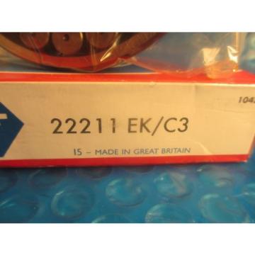 SKF 22211EK C3, 22211 EK/C3, 22211 EK C3,Explorer Spherical Roller Bearing