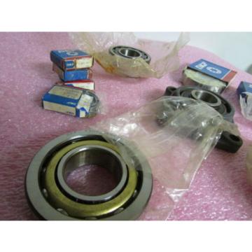 SKF Bearings Mixed Lot of 12 Pillow Block Roller Spherical Bearings 6208-6210