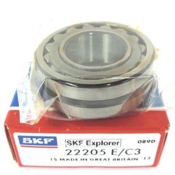 NIB SKF 22205 E/C3 SPHERICAL ROLLER BEARING