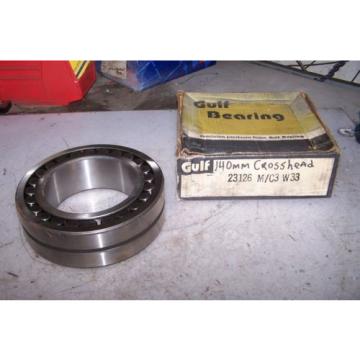 NEW GULF 23126 MC3 W33 SPHERICAL DOUBLE ROLLER BEARING