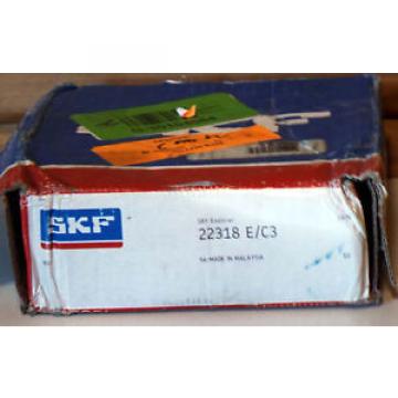 1 NEW SKF 22318 E/C3 SPHERICAL ROLLER BEARING NIB ***MAKE OFFER***