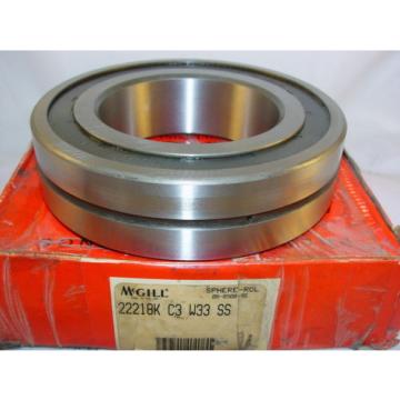 McGill 22218K C3 W33 SS Spherical Roller Bearing 90mm ID 160mm OD 40mm Width