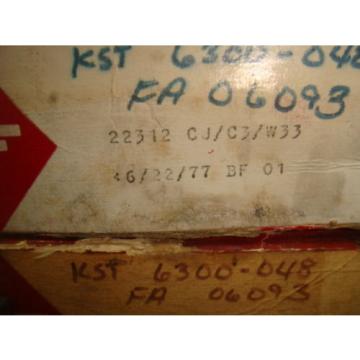 ONE NEW SKF Spherical Roller Bearing 22312 CJ/C3/W33, NEW IN FACTORY BOX