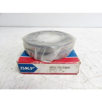 SKF 22211 CCK/C3W33 SPHERICAL ROLLER BEARING **NIB***