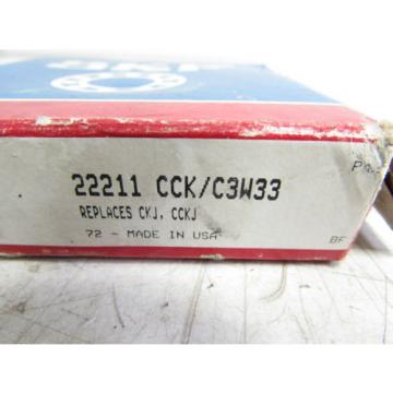 SKF 22211 CCK/C3W33 SPHERICAL ROLLER BEARING **NIB***