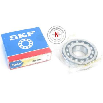 SKF Self-aligning ball bearings Korea 1306-ETN9 SELF-ALIGNING BALL BEARING, 30mm x 72mm x 19mm, FIT C0, OPEN