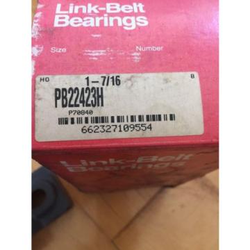 Link Belt Bearings Spherical Roller Pillow Block Bearing PB22423H New In Box