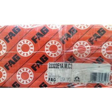 New FAG DOUBLE ROW SPHERICAL ROLLER BEARING 22322E1A.M.C3