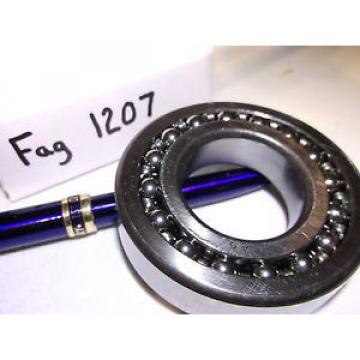 Fag Self-aligning ball bearings UK  1207   Self Aligning Ball Bearing   New