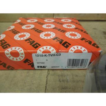 FAG Self-aligning ball bearings Spain Self-Aligning Roller Ball Bearing 1215-K-TVH-C3 1215KTVHC3 New